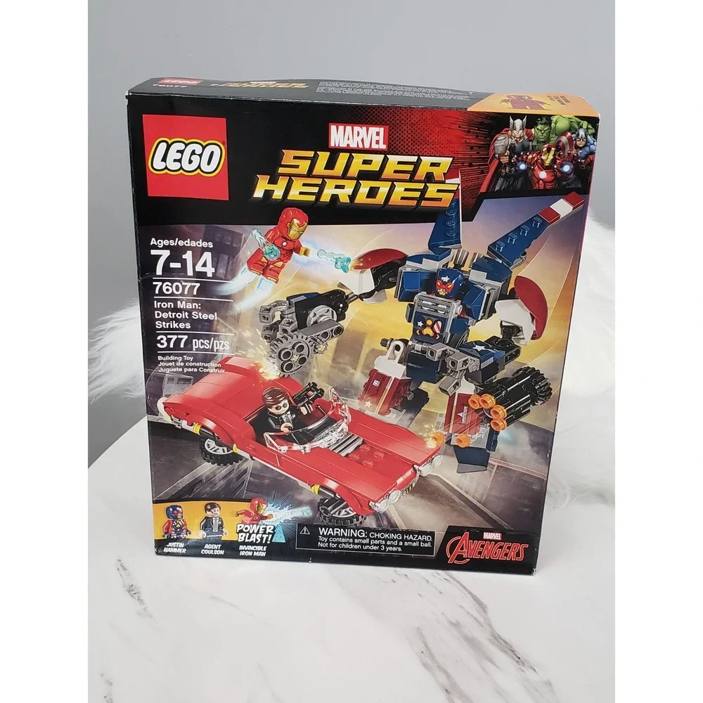 LEGO Marvel Super Heroes Iron Man: Detroit Steel Strikes (76077) Coulson SEALED